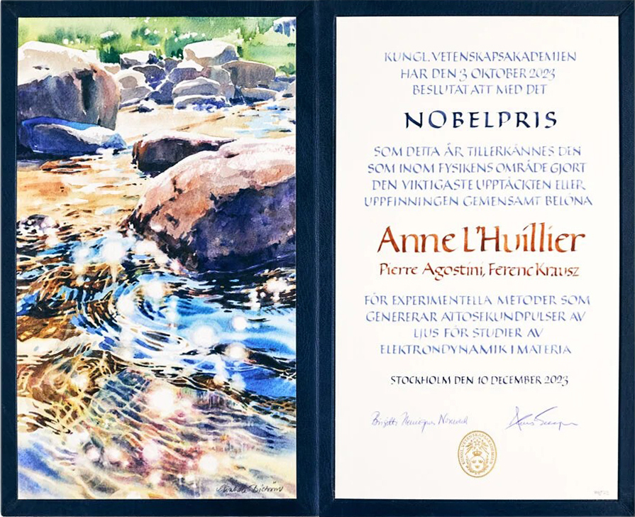 Nobelpris i fysik 2023, Anne L'Huillier