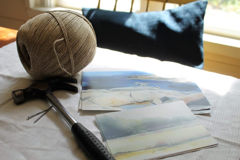 Små grodor och akvareller