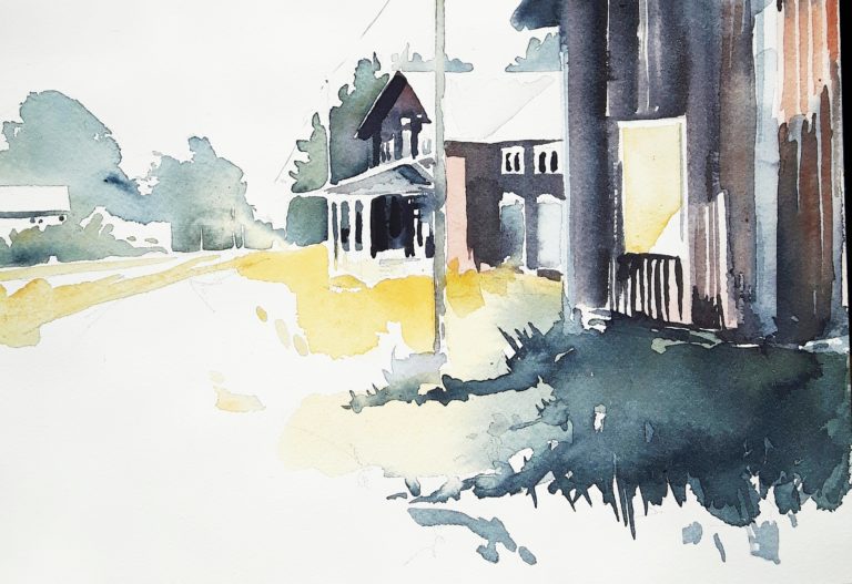 Akvarellskolan del sju: Att “berätta” en bild