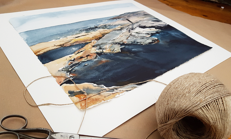 Elisabeth Biström akvarell