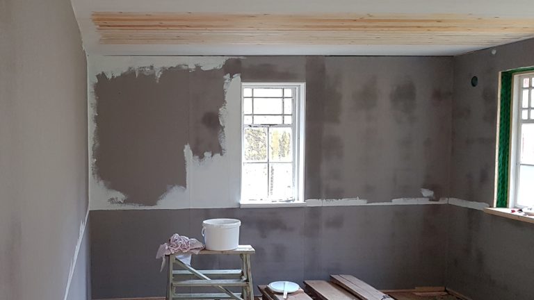 Lumppapp uppåt väggarna