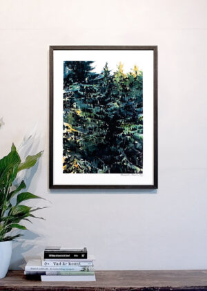 Konsttryck: "Ljusspel" (A3)