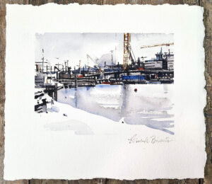 Akvarell Elisabeth Biström