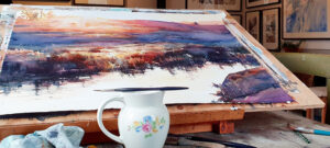 Bild från Elisabeth Biströms ateljé