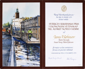 Nobel Prize Diploma by Elisabeth Biström