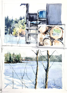 Akvarell Elisabeth Biström