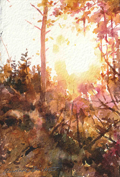 Akvarell Elisabeth Biström