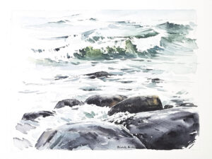 Akvarell av Elisabeth Biström