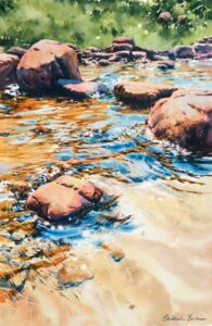 Akvarell, "Här och nu" Elisabeth Biström