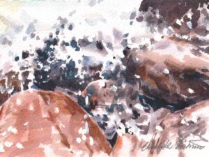 Akvarell, Elisabeth Biström, "Skwitter I"