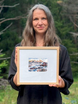 Akvarell, "Skwitter II", Elisabeth Biström