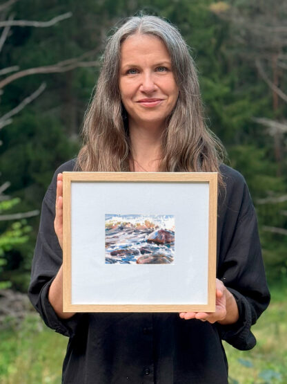 Akvarell, "Skwitter II", Elisabeth Biström