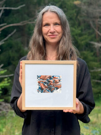 Akvarell Elisabeth Biström "Ljusdans"