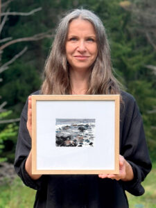 Akvarell, Sobra toner, Elisabeth Biström, inramad