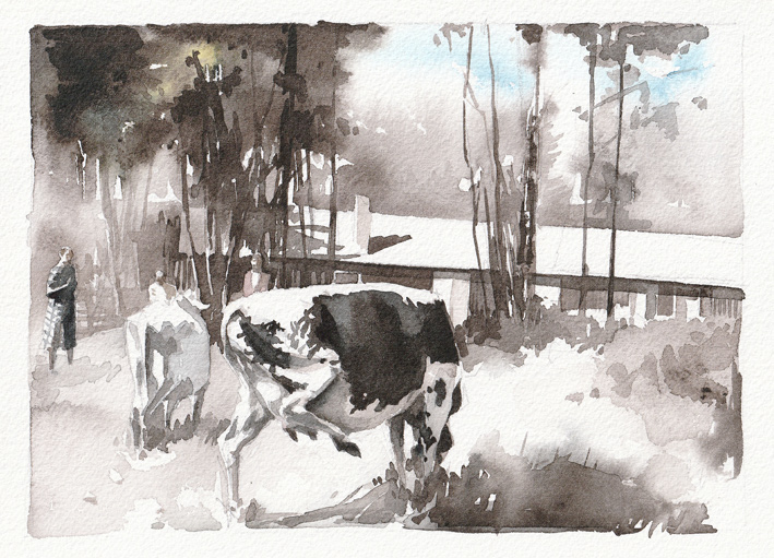 Elisabeth Biström akvarell